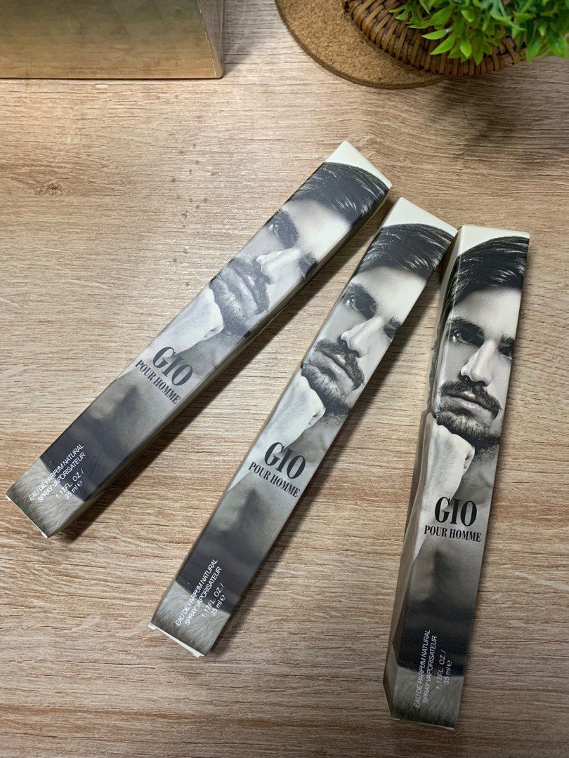 GIO Pour Homme Eau De Parfum Natural Spray Vaporisateur 35ml